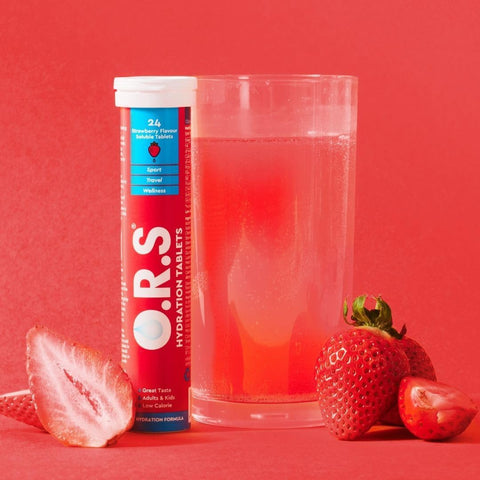 ORS Hydration Electrolyte Tablets, Strawberry Flavour - 72 Pack - Image 5