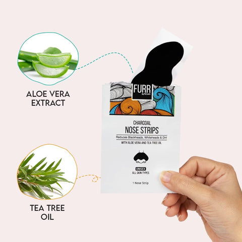 Pee Safe Furr Charcoal Nose Strips with Aloe & Tea Tree - 3 Pack - Image 4