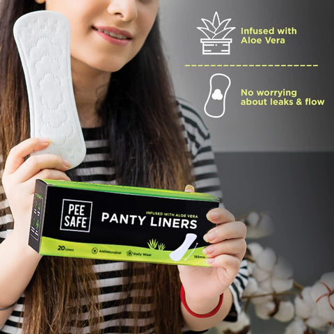 Pee Safe Feminine Panty Liners with Aloe Vera - XL 20 Pack - Image 6