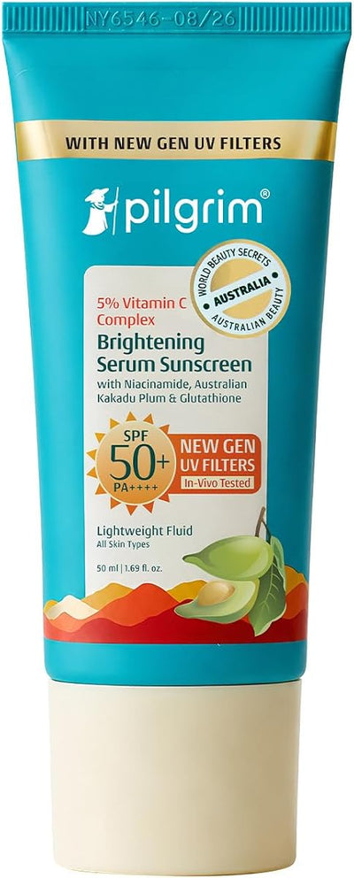 Pilgrim 5% Vitamin C Brightening Ultra Light Gel Sunscreen SPF 60 PA++++ - 45ml