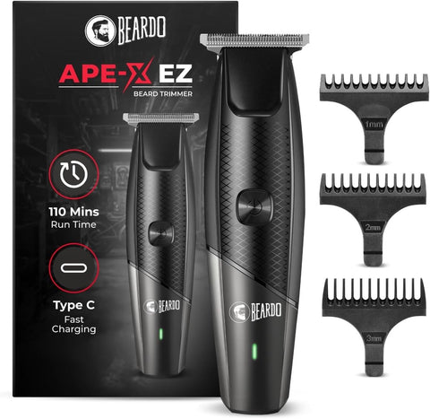 Beardo Ape-X EZ Beard Trimmer - Durable Stainless-Steel T-Blades - Pack of 1