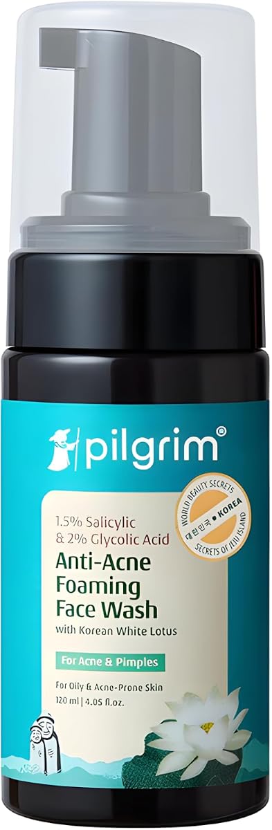 Pilgrim Salicylic & Glycolic Acid Foaming Face Wash - 120ml