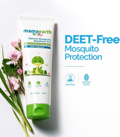 Mamaearth Natural Mosquito Repellent Gel with Citronella & Lemongrass - 100ml - Image 7