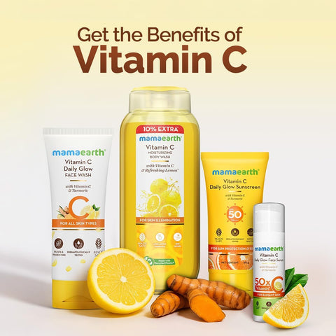 Mamaearth Vitamin C Face Wash with Turmeric & Aloe Vera - 100ml - Image 6