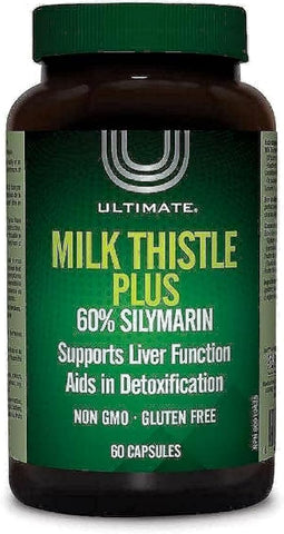 Ultimate Milk Thistle Plus - Herbal Capsules, 60 Count, 150 mg Silymarin