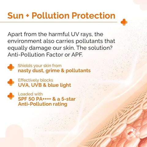 THE DERMA CO 1% Hyaluronic Sunscreen Aqua Gel 50gm