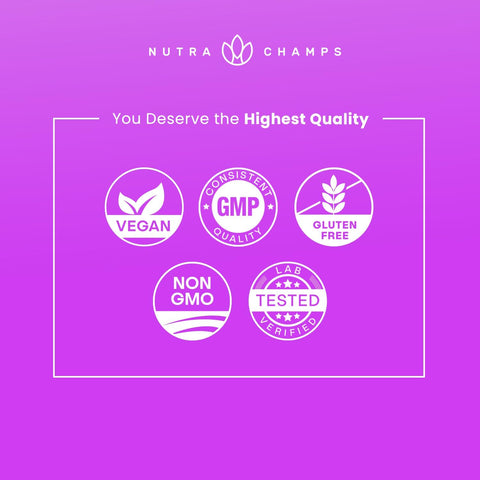 NutraChamps، علكات البيوتين، فراولة طبيعية، 60 علكة نباتية
