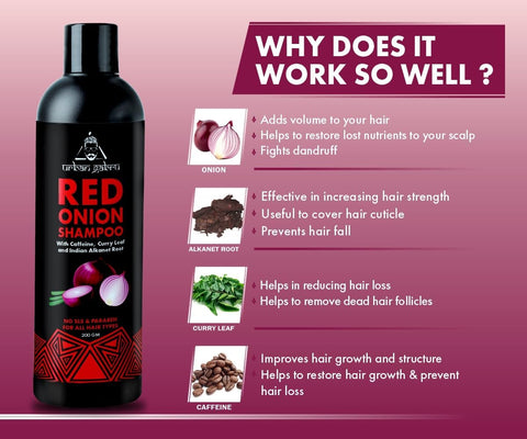 Urban Gabru Natural Onion Shampoo - Paraben & Sulphate Free, 200g - Image 4