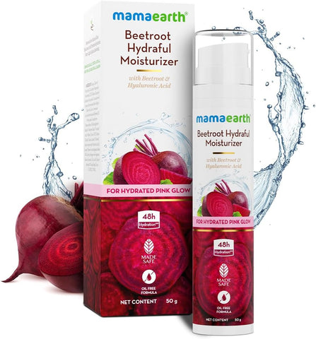 Mamaearth Beetroot Hydraful Moisturizer - Face Lotion, Oil-Free, 50 ml - Image 2