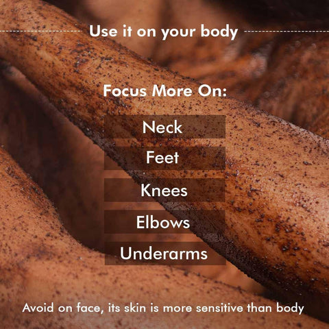 mCaffeine Naked & Raw Coffee Body Scrub - Exfoliating, Tan Removal - 55g - Image 4