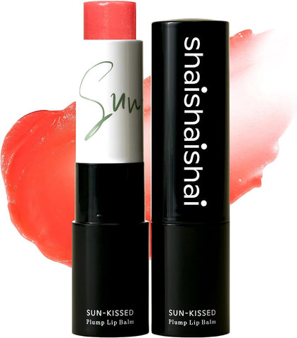 Shaishaishai Sun-Kissed Plump Lip Balm - Glossy Peach Crush - 4g