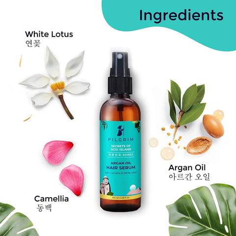 Pilgrim Argan Oil Hair Serum - Frizz Control, 200ml Pack of 2 - Image 5