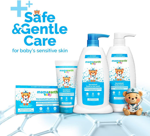 Mamaearth Baby DermaSoft Bathing Bar - SensiCareComplex™, 75g - Image 8
