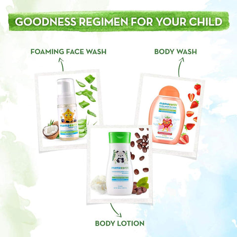 Mamaearth Super Strawberry Body Wash for Kids - with Strawberry & Oat Protein, 300 ml - Image 6