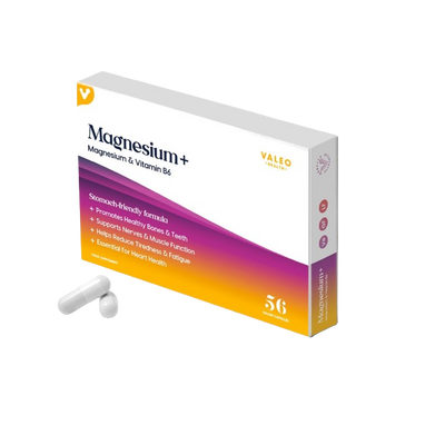 Valeo Magnesium+ with Vitamin B6 capsules 56