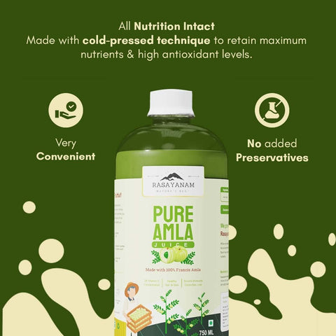 Rasayanam Pure Amla Juice 750 ML