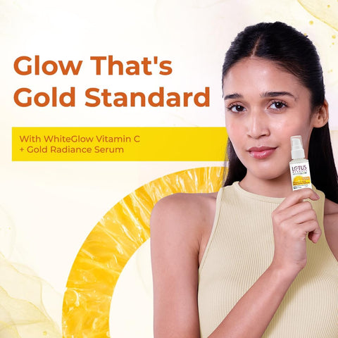 Lotus Herbals Face Serum with Vitamin C + Gold for Radiance - 30ml - Image 2