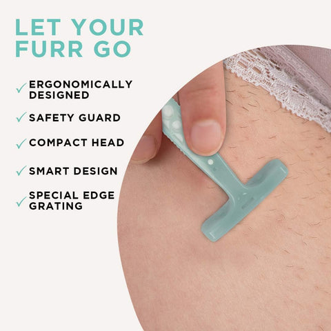 Pee Safe FURR Bikini Line Razor - Compact Design, Chromium & PTFE - 1 Unit - Image 3