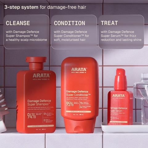Arata Regenerating Super Shampoo with Onion Oil & Bhringraj - 300ml - Image 5