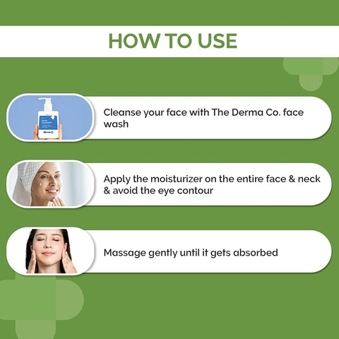 The Derma Co Face Moisturiser with 3% Vitamin E & Lactic Acid - 100g - Image 5