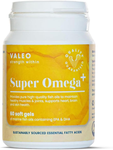 Valeo Super Omega+ Fish Oil 1200mg with EPA & DHA - 60 Softgels