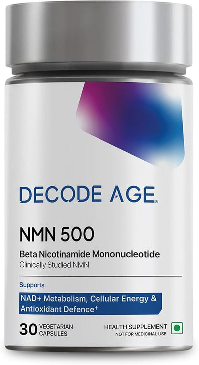 Decodeage - Uthever NMN 500mg Capsules, Vegan, 30 Count