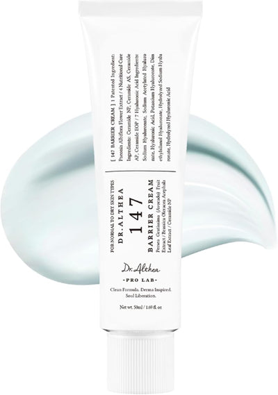 Dr.Althea 147 Barrier Cream - Deep Hydration with Hyaluronic Acid & Ceramides, 1.7 Fl Oz