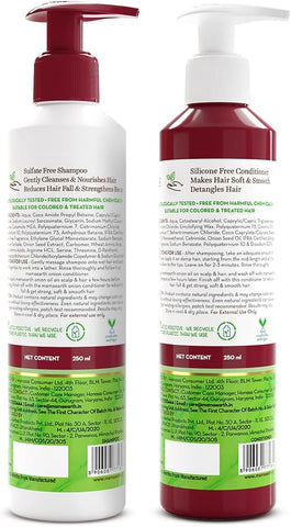 Mamaearth Onion Anti Hairfall Shampoo & Conditioner Combo - 250ml Each - Image 2