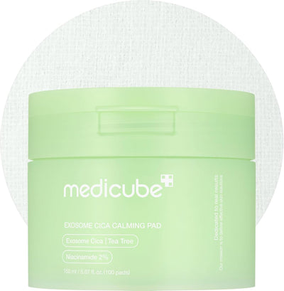 Medicube Exosome Cica Calming Pads with Tea Tree & Centella Asiatica - 100 Vegan Pads