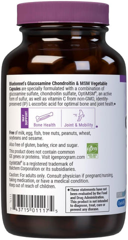BlueBonnet GLUCO+CHOND+MSM 60S