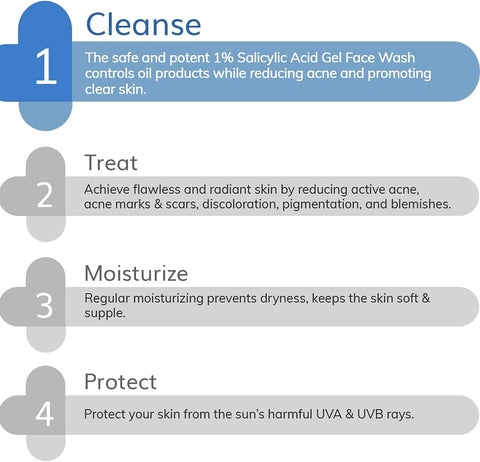 The Derma Co 1% Salicylic Acid Gel Face Cleanser - 100ml - Image 6