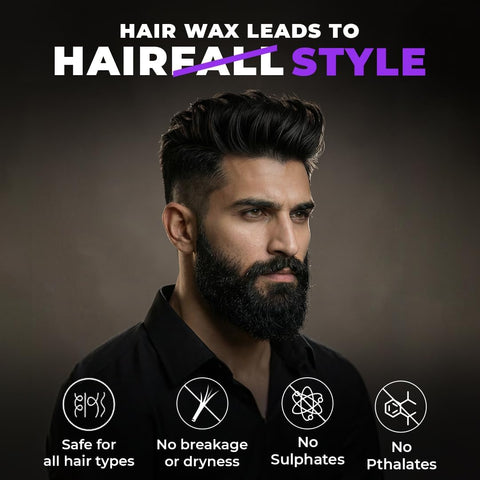 Beardo XXtra Strong Hold Hair Wax with Aloe Vera - 100g - Image 4