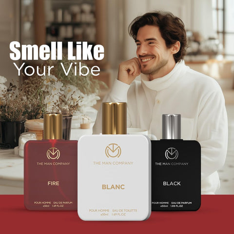 The Man Company Eau de Toilette Trio - Fire, Blanc, Black - 3 x 50ml - Image 8