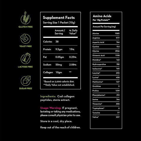 Vital Proteins Versus Marine Collagen Powder - Original Wild Cod Protein, 24 x 10g - Image 4