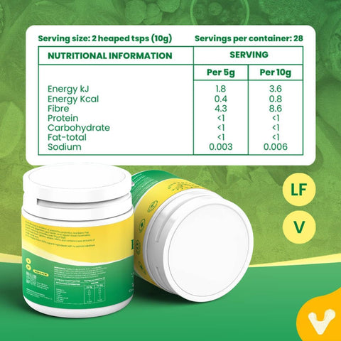 Valeo Gut Revive Powder - Psyllium Husk, Prebiotics & Probiotics - 280g - Image 8
