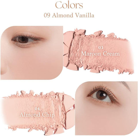 Dasique Blending Mood Cheek #09 - Almond Vanilla 4 Tone Blush Palette - Image 5