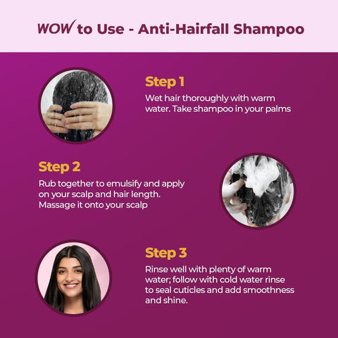 WOW Skin Science Onion Red Seed Oil Shampoo - 300ml - Image 6