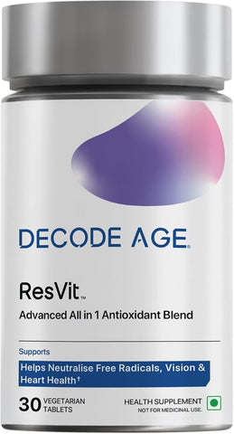Decodeage ResVit Beauty Supplement with Resveratrol, 30 Tablets
