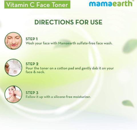 Mamaearth Vitamin C Face Toner with Aloe Vera & Cucumber - 200ml - Image 7