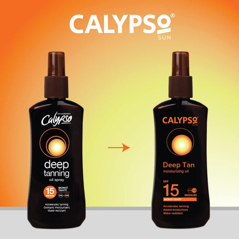 Calypso Deep Tanning Oil Spray with Monoi Tahiti SPF 15 - 200ml - Image 5