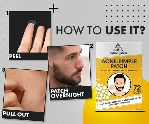 Urban Gabru Acne Pimple Patch - 100% Hydrocolloid, Invisible Stickers - Pack of 72 - Image 5
