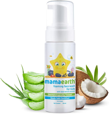 Mamaearth Kids Foaming Face Wash with Aloe Vera & Lavender Oil - 150ml - Image 2