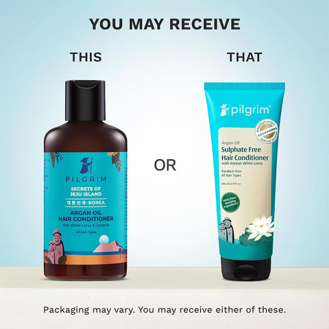 Pilgrim Argan Oil Hair Conditioner with White Lotus & Camellia - 200ml - Image 2