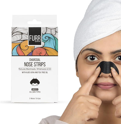 Pee Safe Furr Charcoal Nose Strips with Aloe & Tea Tree - 3 Pack