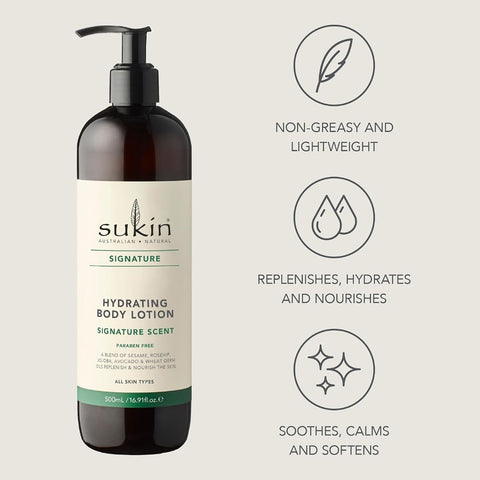 Sukin Hydrating Body Lotion - Signature Scent, 500ml - Image 5