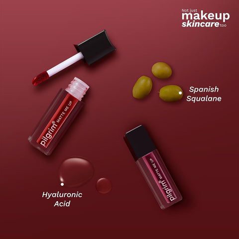 Pilgrim Matte Mini Liquid Lipstick Pack - Hydrating, Smudgeproof, 4 ml - Image 5