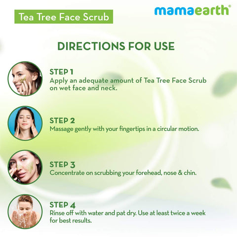 Mamaearth-Tea Tree Face Scrub,100G