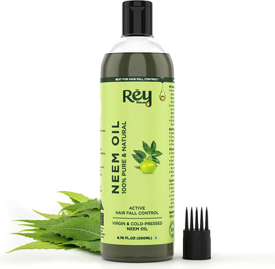 ReyNaturals Cold-Pressed Neem Oil for Hair and Skin - 200ml