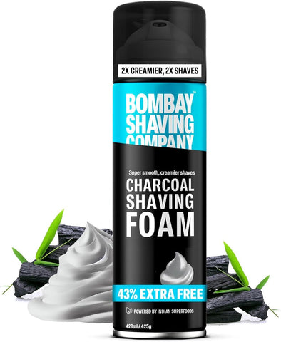 Bombay Shaving Charcoal Shaving Foam for Men - 425g