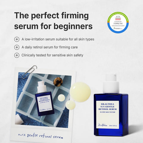 Dr.Althea 0.1% Gentle Retinol Face Serum, Korean Skincare, 30ml - Image 6